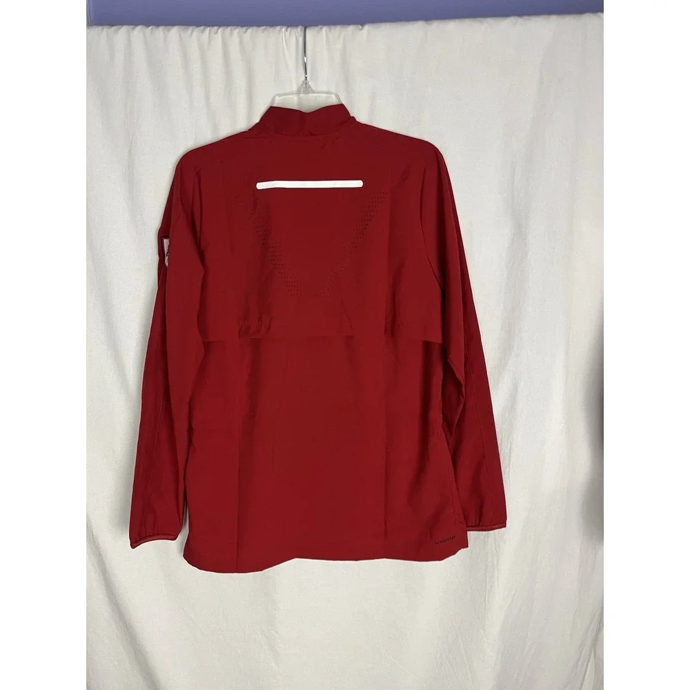 Adidas NC State Wolfpack Men's S AEROREADY Lightweight Vented Jacket Red